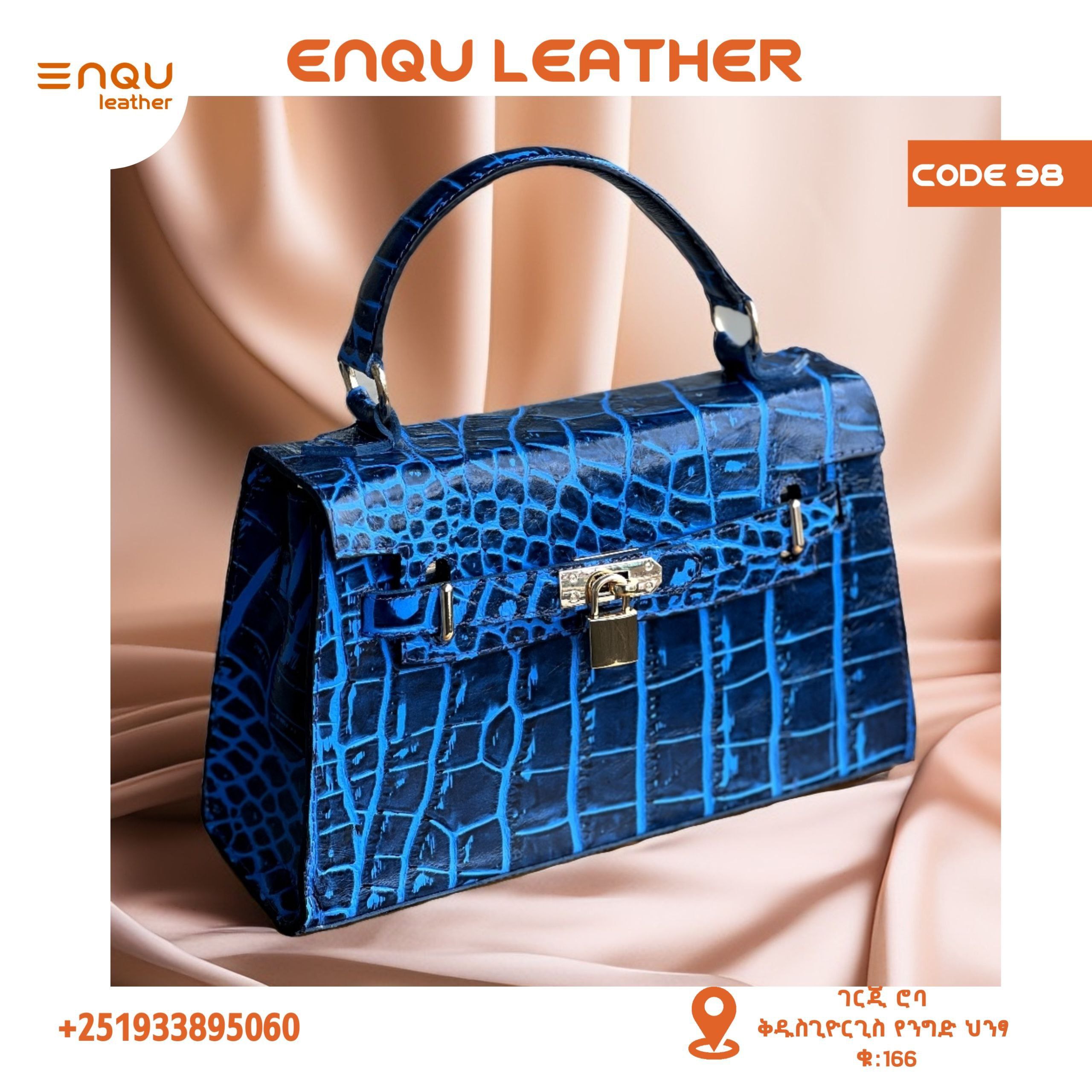 Kelly Design Leather Bag - Image 4